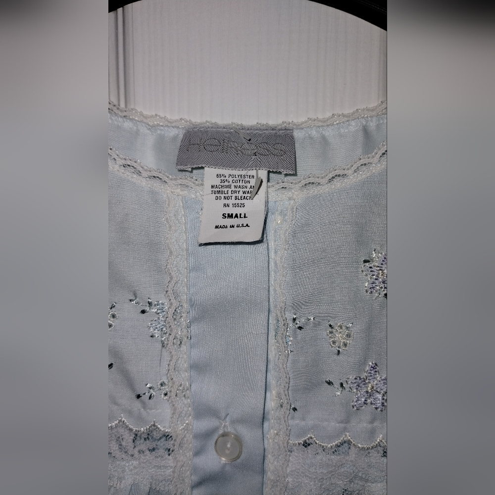 Light Blue Sleeve Nightgown - Picture 5 of 7